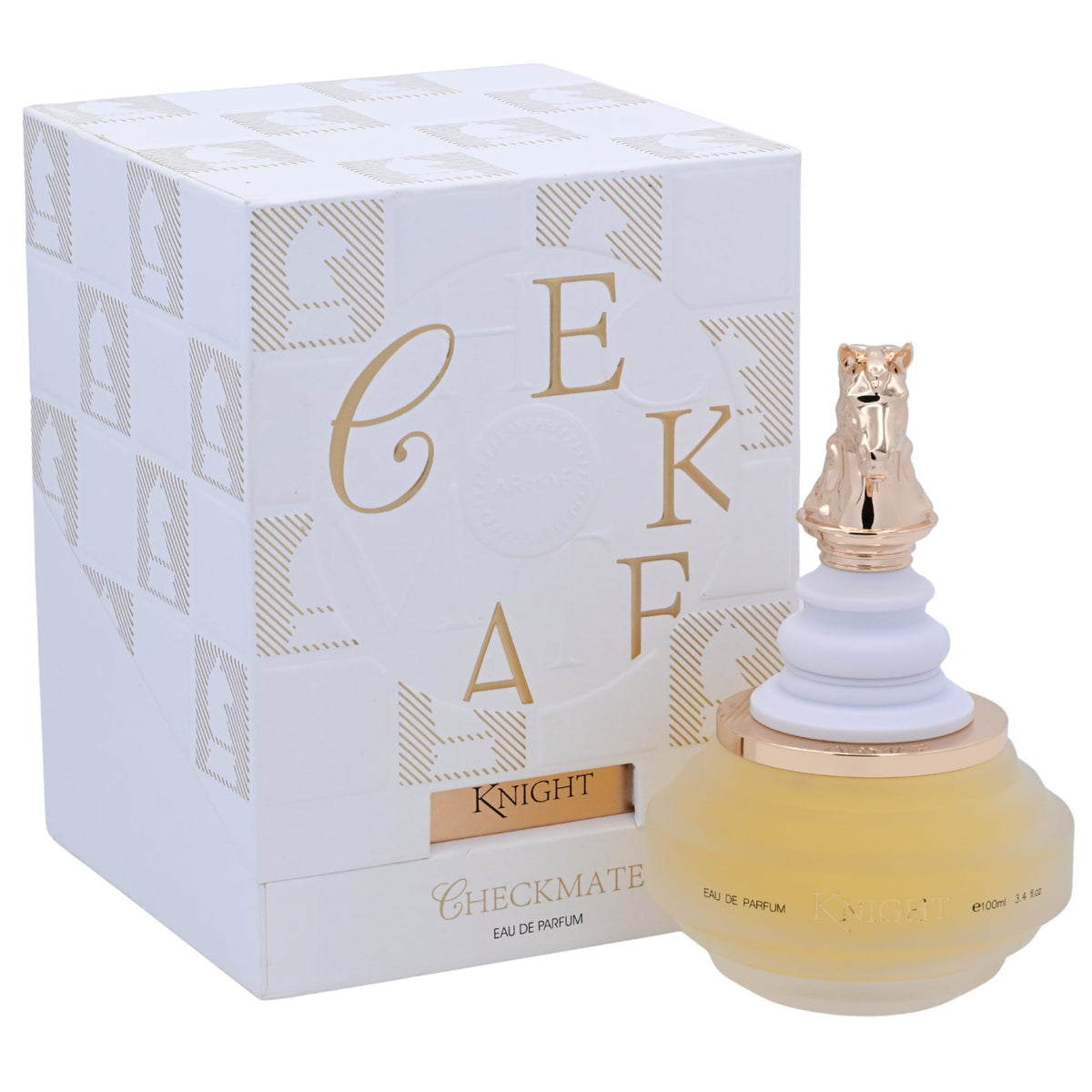 Armaf Checkmate White Knight Eau de Parfum Spray for Women 3.4 oz (100 ml) New Retail Box