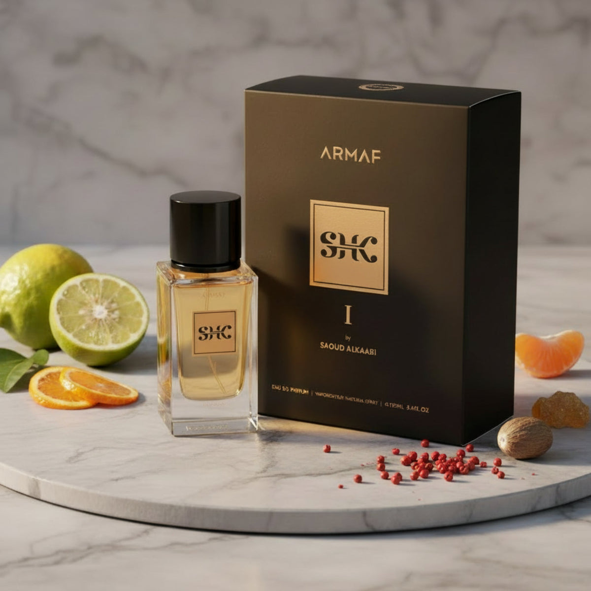 Armaf SHK I by Saoud AlKaabi Eau de Parfum Spray for Men 3.4 oz by Sterling Perfumes