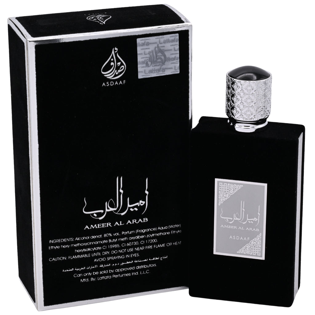 Asdaaf Ameer Al Arab Eau de Parfum Spray for Men 3.4 oz (100 ml) - New Retail Box