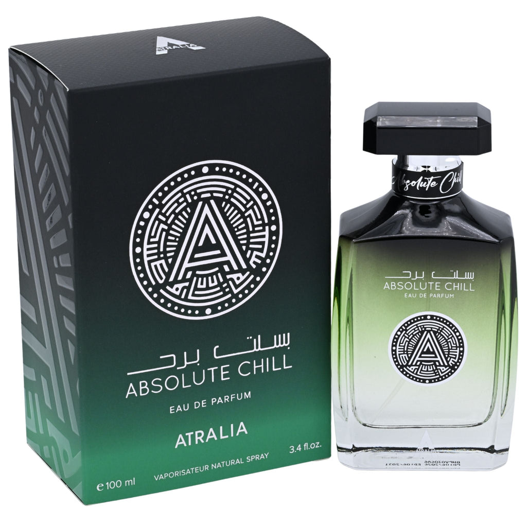 Atralia Absolute Chill Eau de Parfum Spray for Men 3.4 fl oz New Retail Box