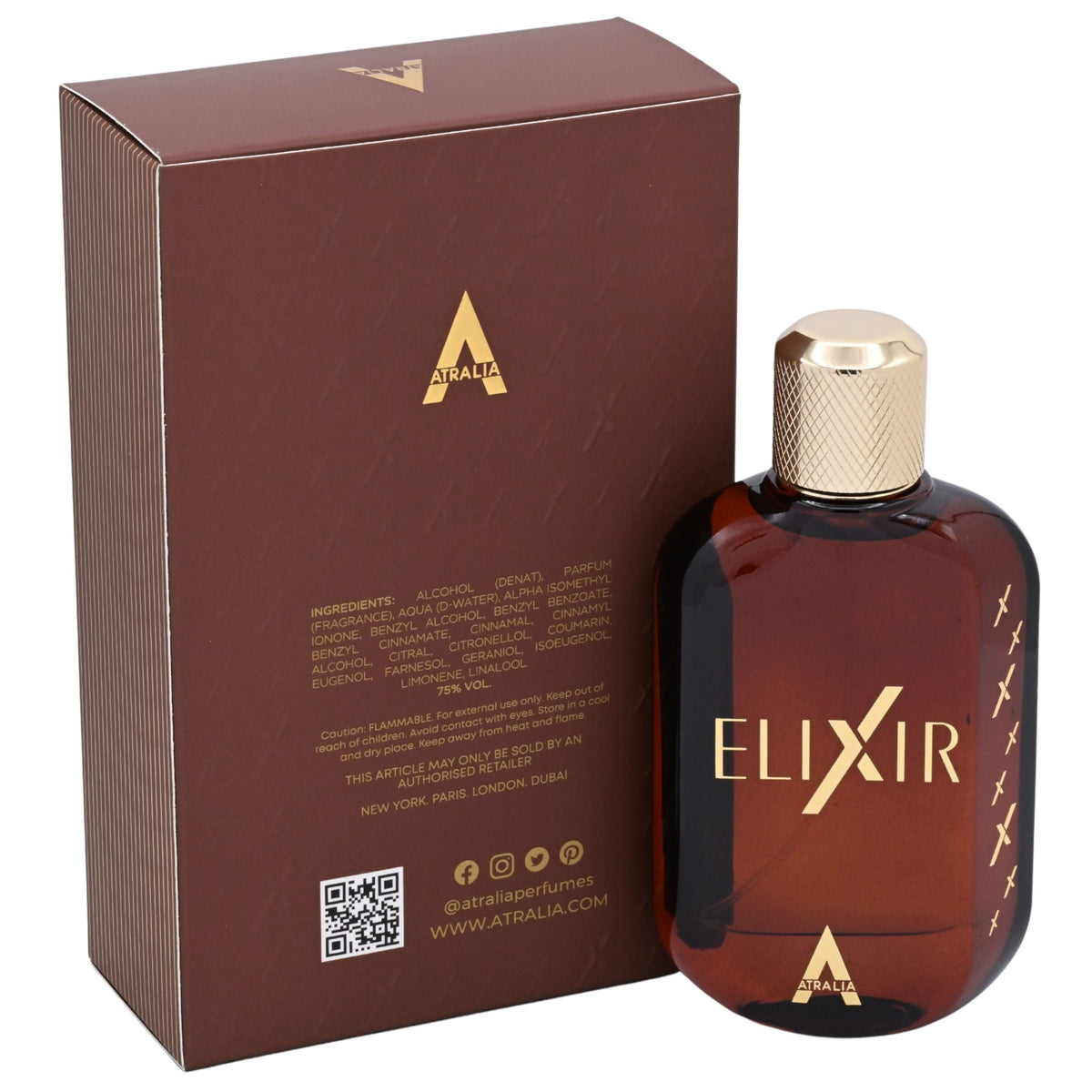 Atralia Elixir Eau de Parfum (EDP) Spray for Men 3.4 oz / 100 ml New Retail Box