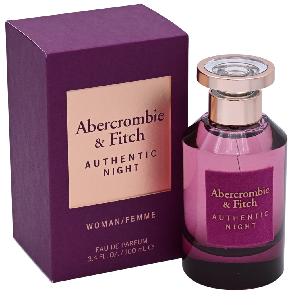 Authentic Night by Abercrombie & Fitch perfume women EDP 3.3 / 3.4 oz New In Box