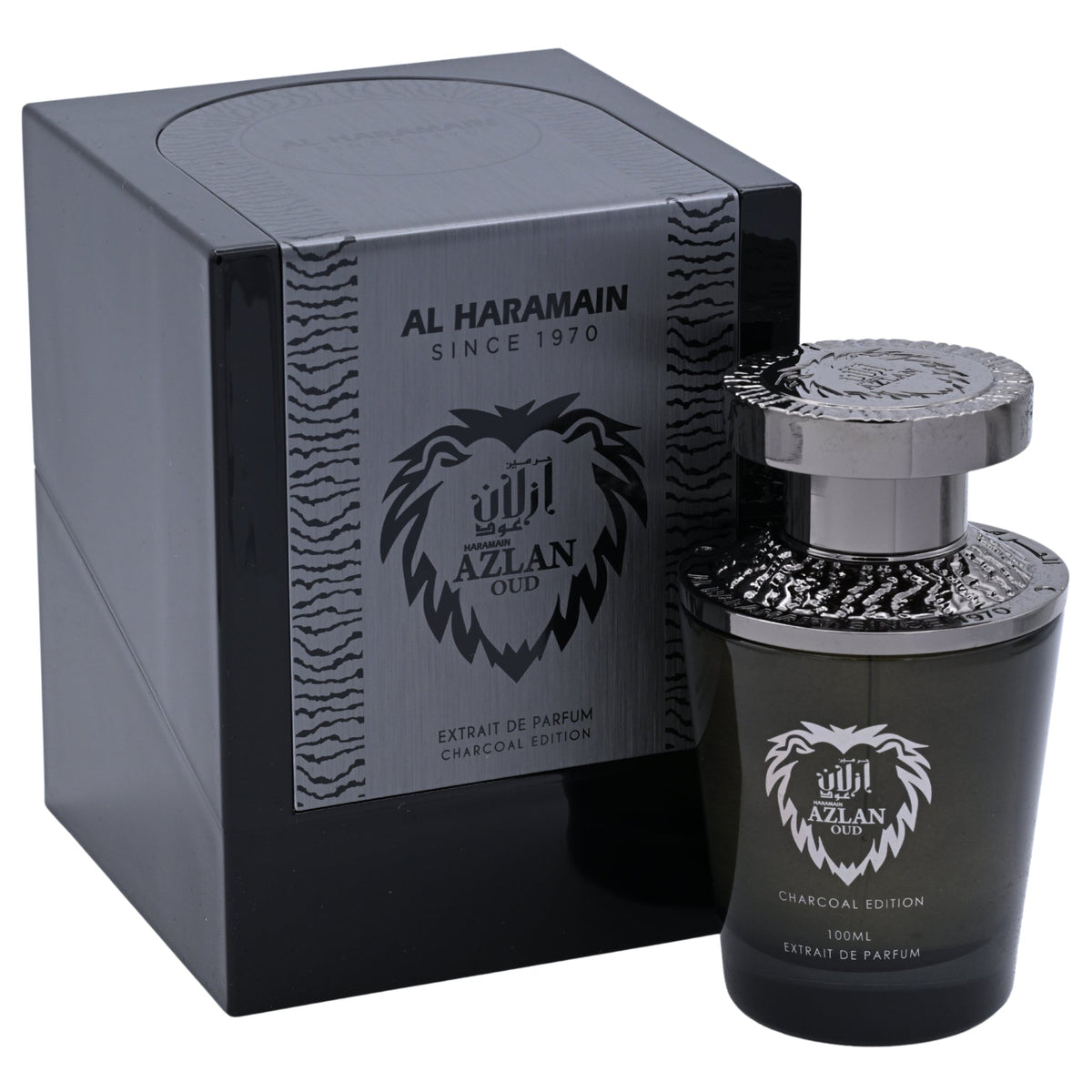 Azlan Oud Charcoal Edition by Al Haramain for Unisex EDP 3.3 / 3.4 oz New in Box