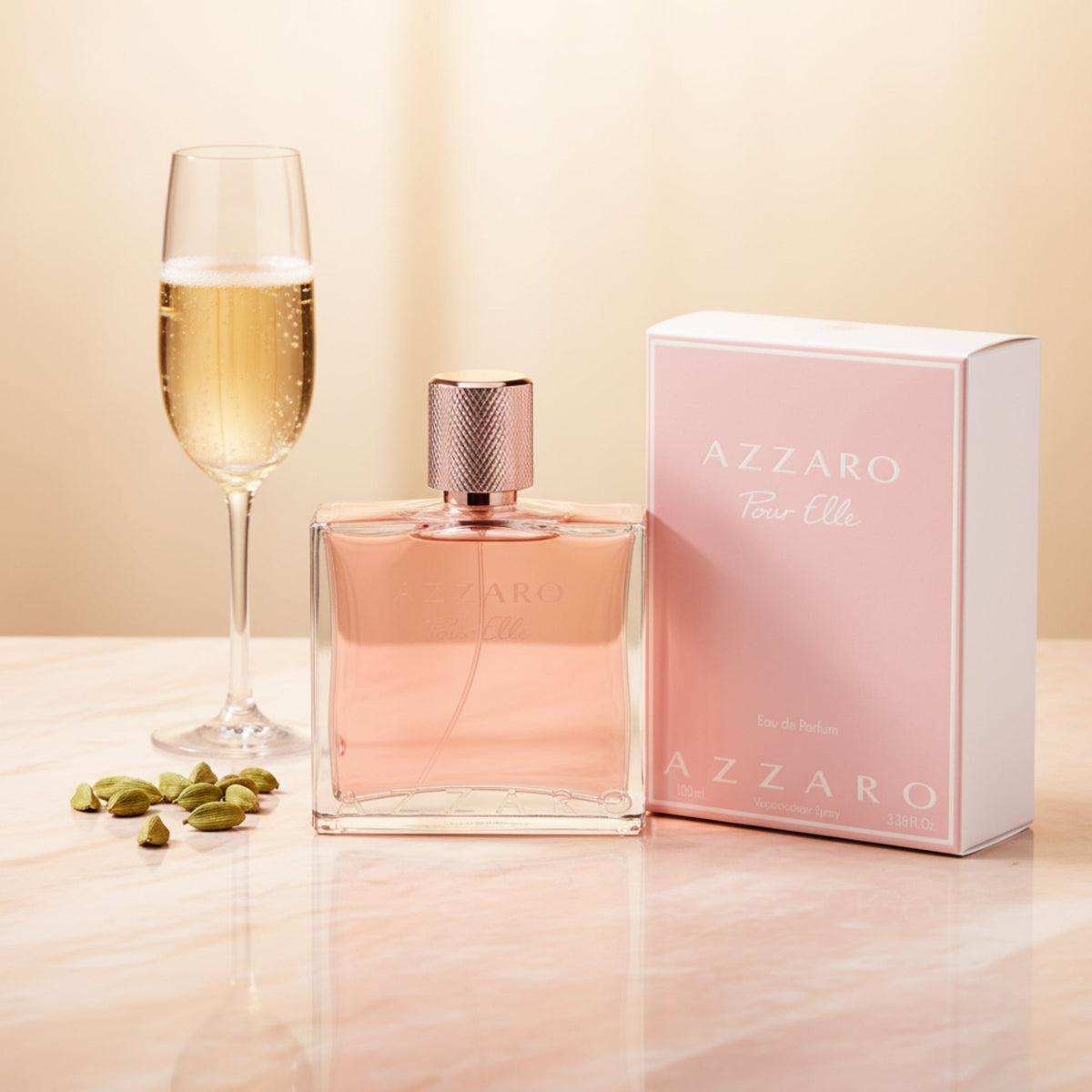 Azzaro Pour Elle Eau de Parfum Spray for Women 3.38 oz (100 ml) by Azzaro