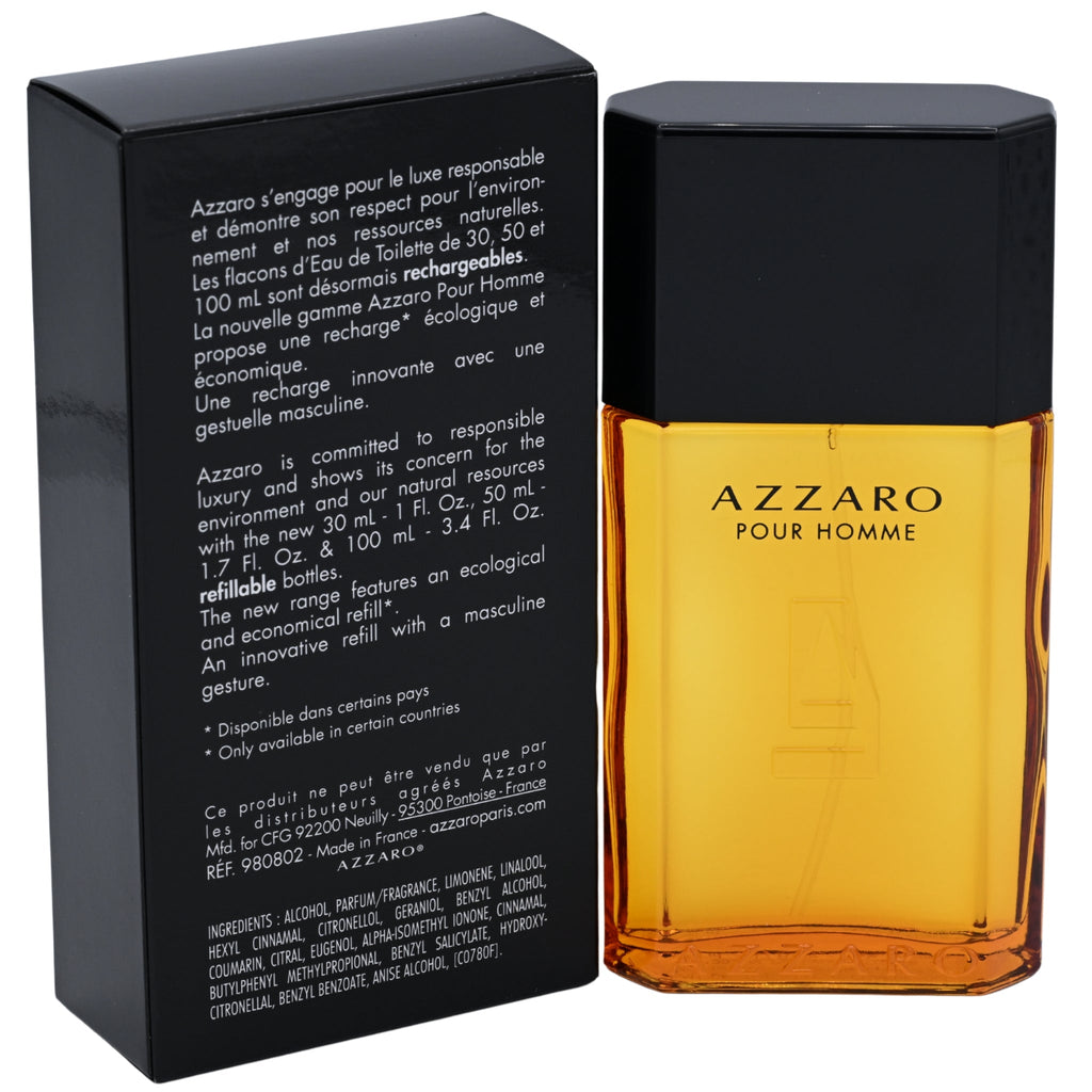 Azzaro Pour Homme Eau de Toilette Spray for Men 1.7 fl oz (50 ml) by Azzaro