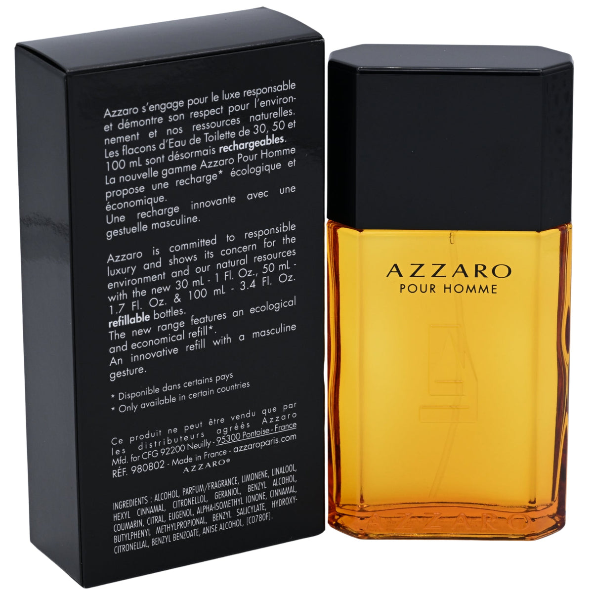 Azzaro Pour Homme Eau de Toilette Spray for Men 1.7 fl oz (50 ml) by Azzaro