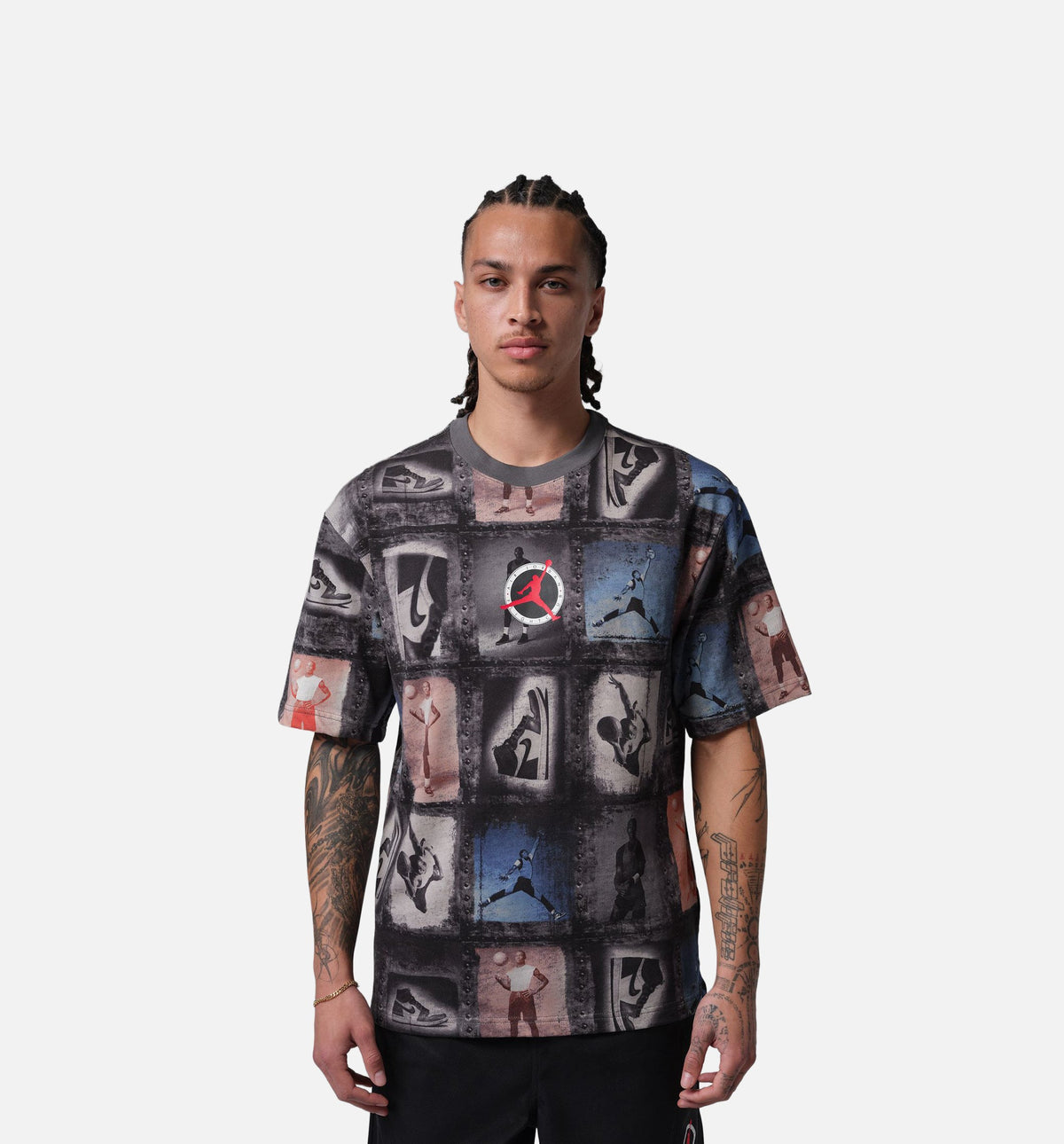 Flight Club All Over Print Mens Short Sleeve Shirt - Sail