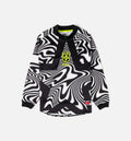 Brazil Hollywood Keeper Long Sleeve Mens Jersey - Black/Fluorescent Yellow/Fluorescent Yellow