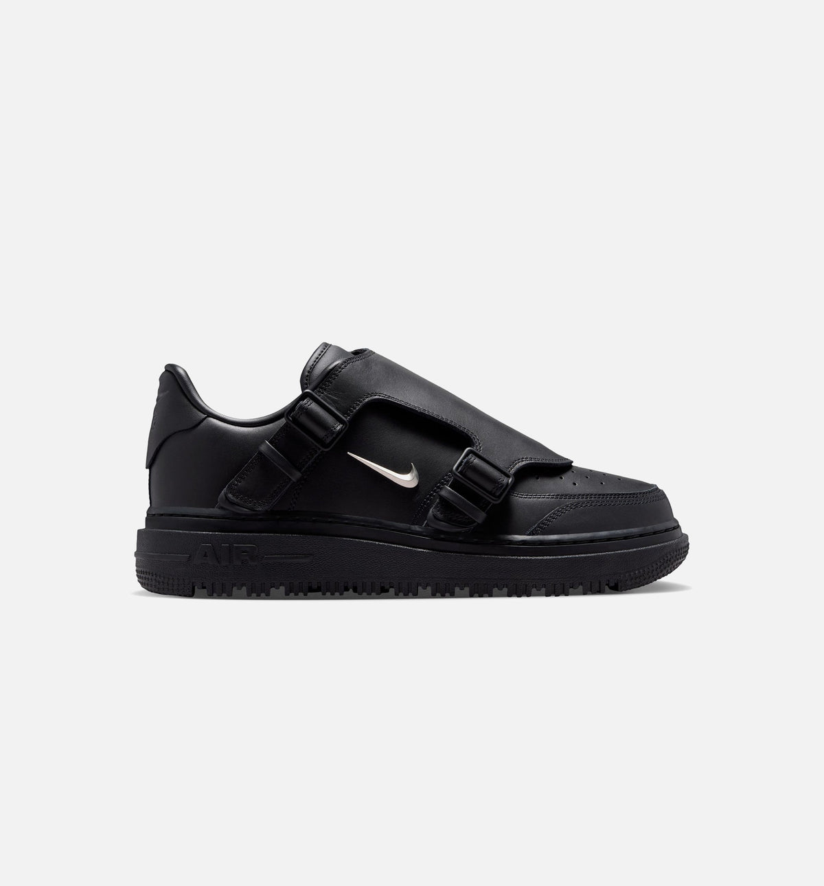 Air Force 1 Luxe Black Mens Lifestyle Shoe - Black/Anthracite/Metallic Silver