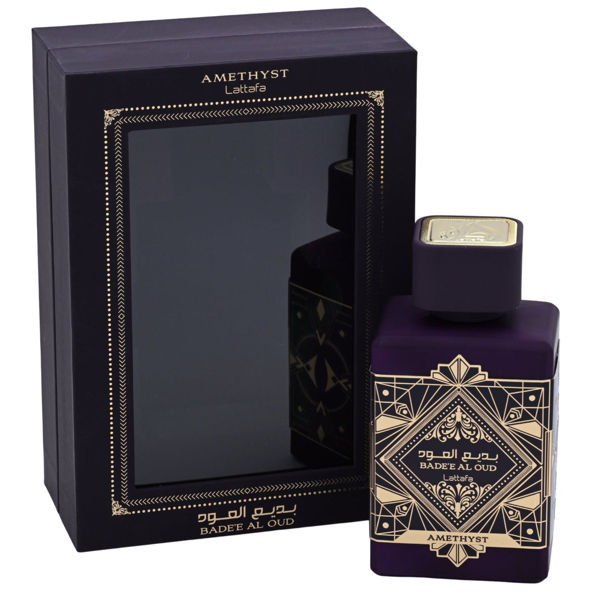 Bade'e al Oud Amethyst by Lattafa perfume unisex EDP 3.3 / 3.4 oz New in Box