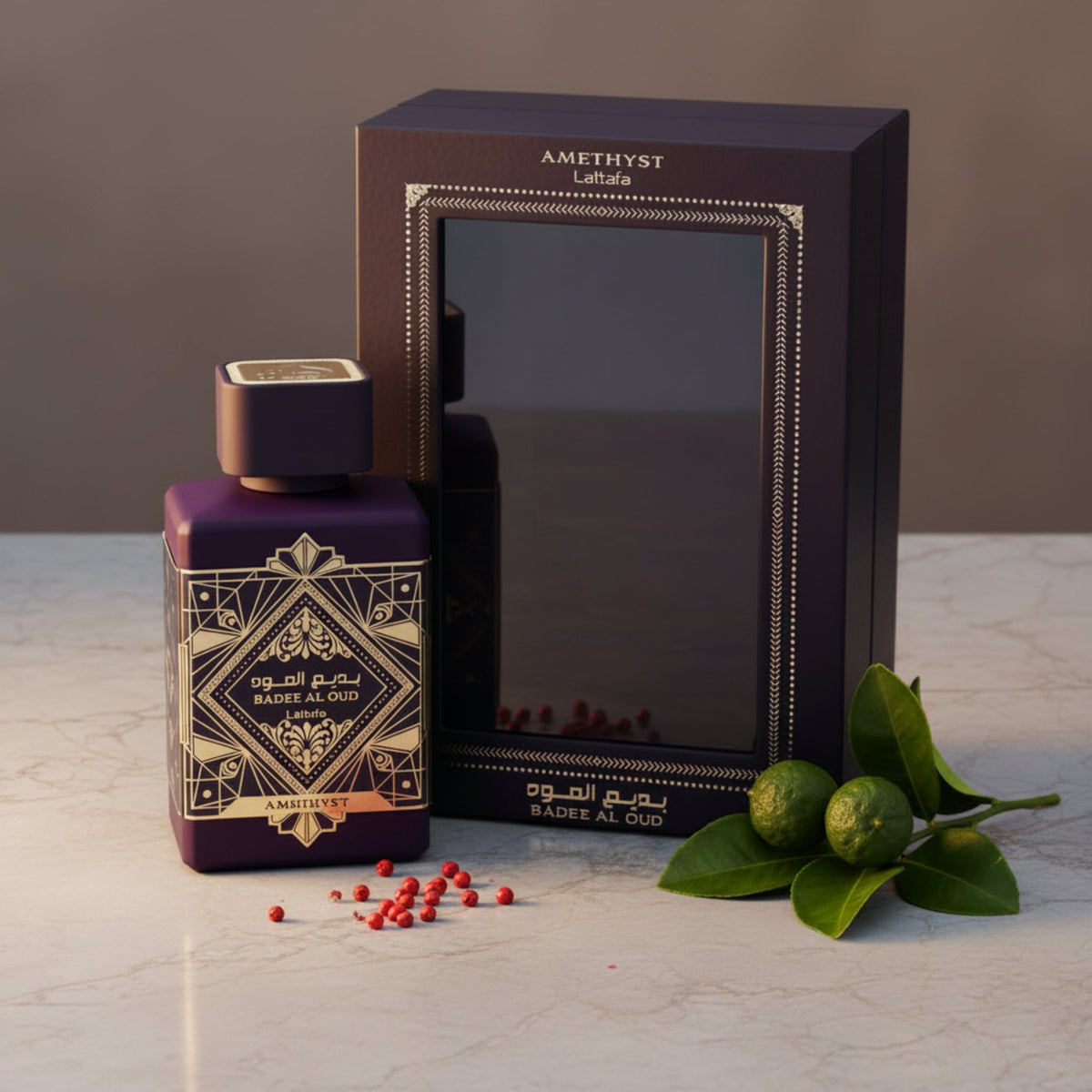 Bade'e al Oud Amethyst by Lattafa perfume unisex EDP 3.3 / 3.4 oz New in Box