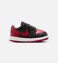 Air Jordan 1 Retro Low OG Banned Infant Toddler Lifestyle Shoe - Black/Black/Varsity Red/Summit White Free Shipping