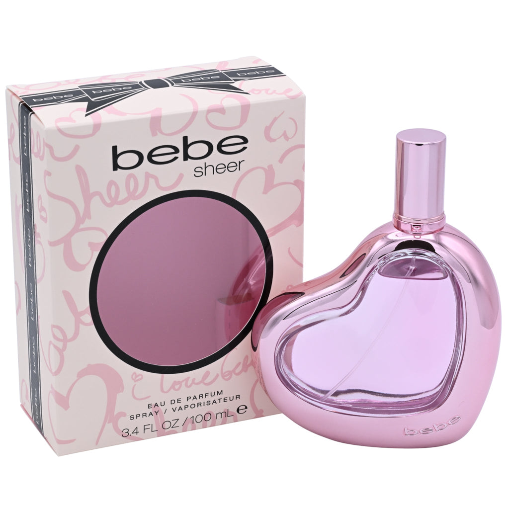 BEBE SHEER by Bebe 3.4 oz Perfume for Women 3.3 Spray EDP NEW IN BOX