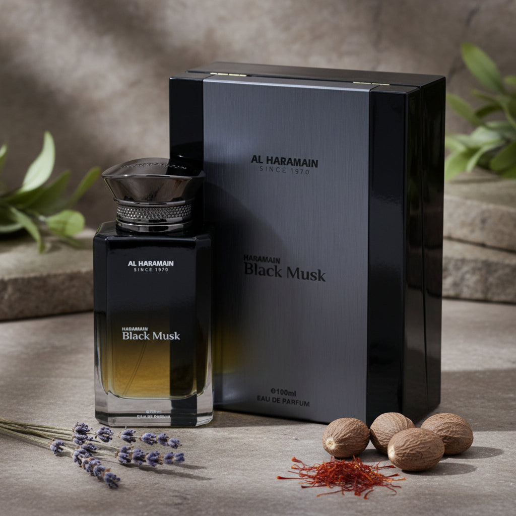 Black Musk by Al Haramain for unisex EDP 3.3 / 3.4 oz New in Box