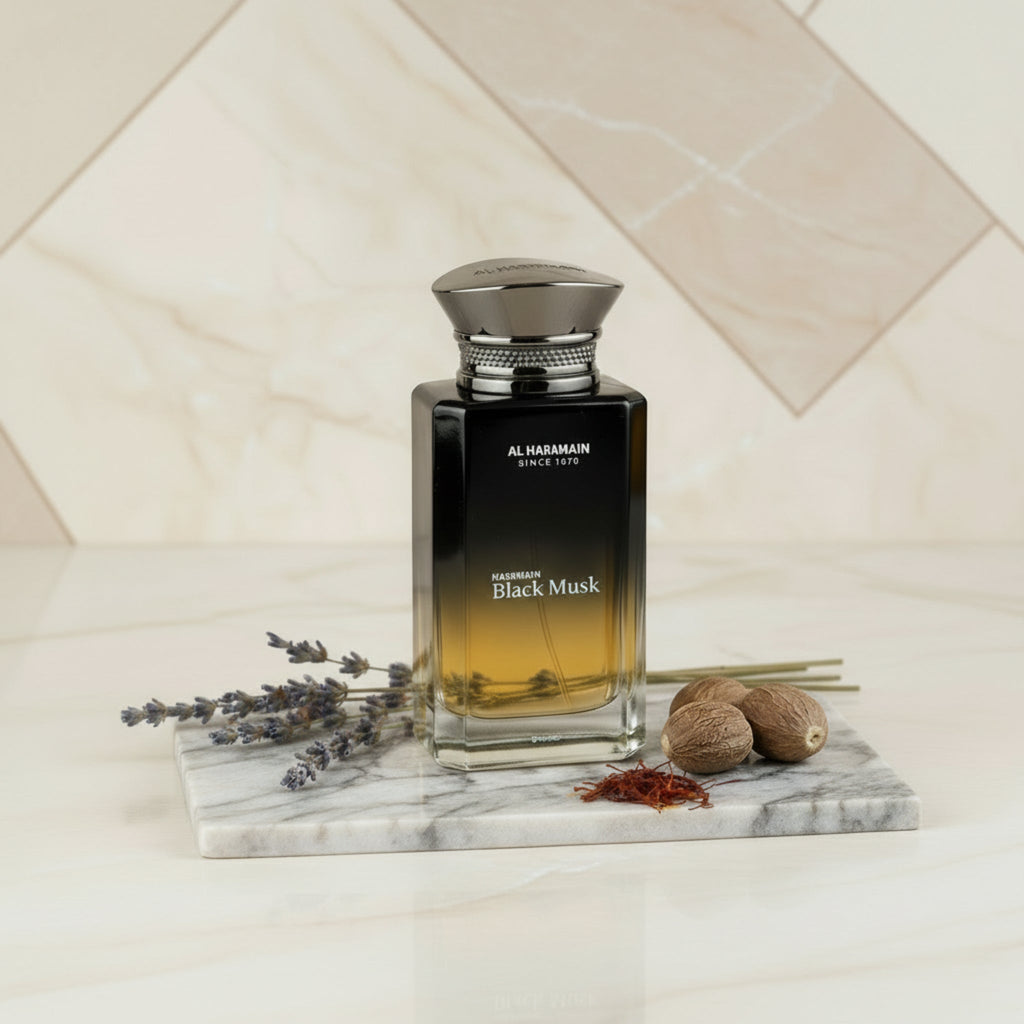 Black Musk by Al Haramain for unisex EDP 3.3 / 3.4 oz New in Box