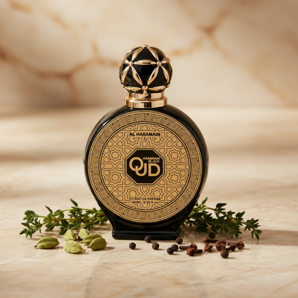 Black Oud by Al Haramain for Unisex EDP 3.3 / 3.4 oz New in Box