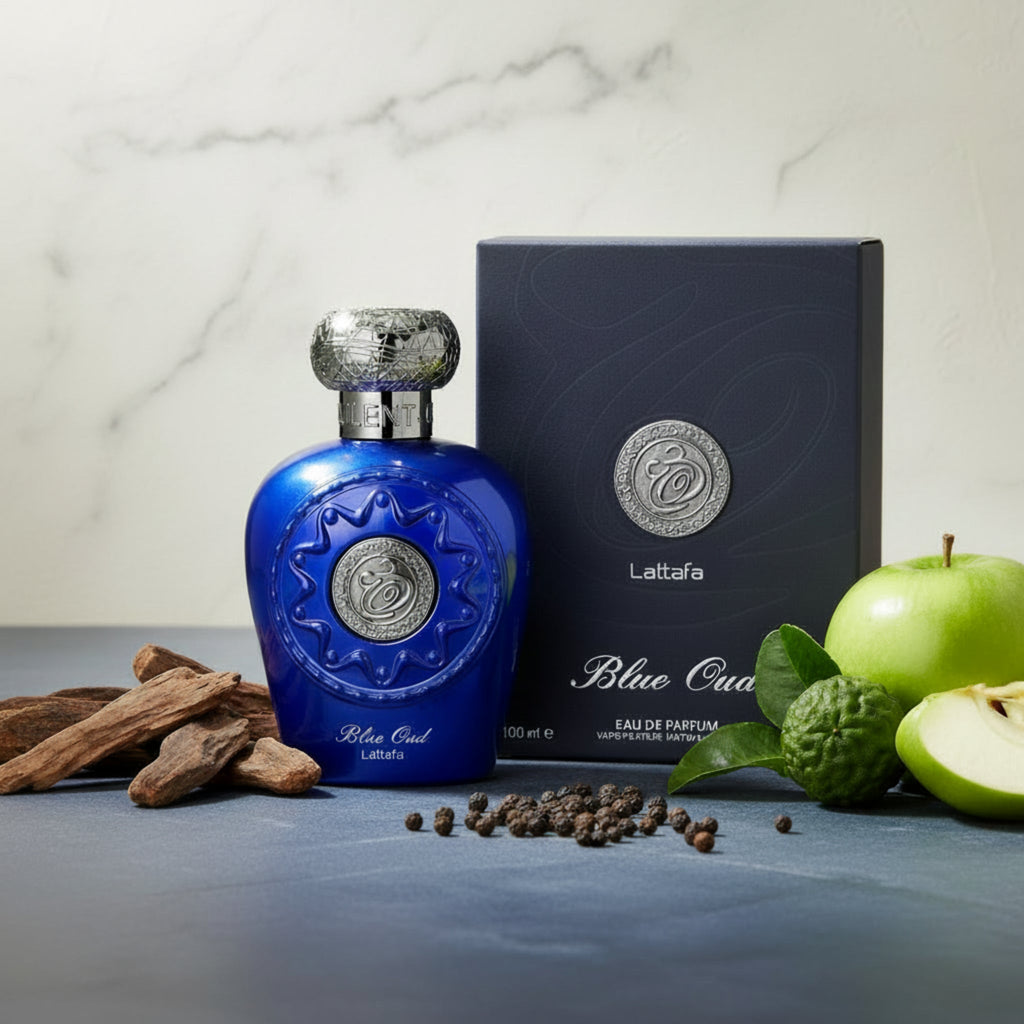 Blue Oud by Lattafa perfume for unisex EDP 3.3 / 3.4 oz New in Box