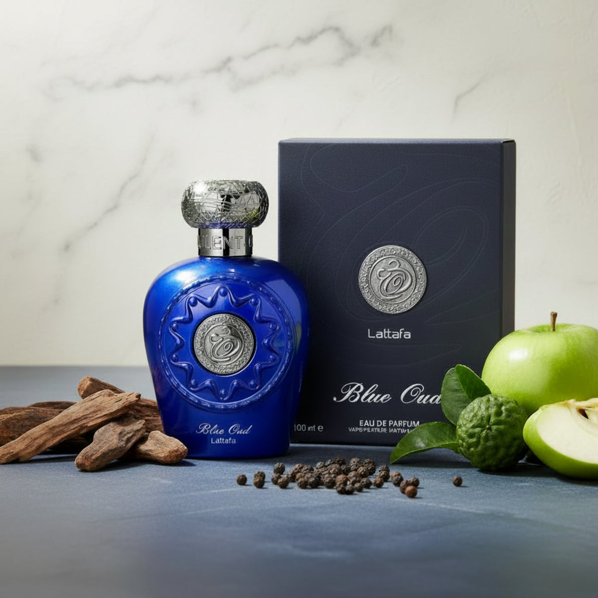 Blue Oud by Lattafa perfume for unisex EDP 3.3 / 3.4 oz New in Box