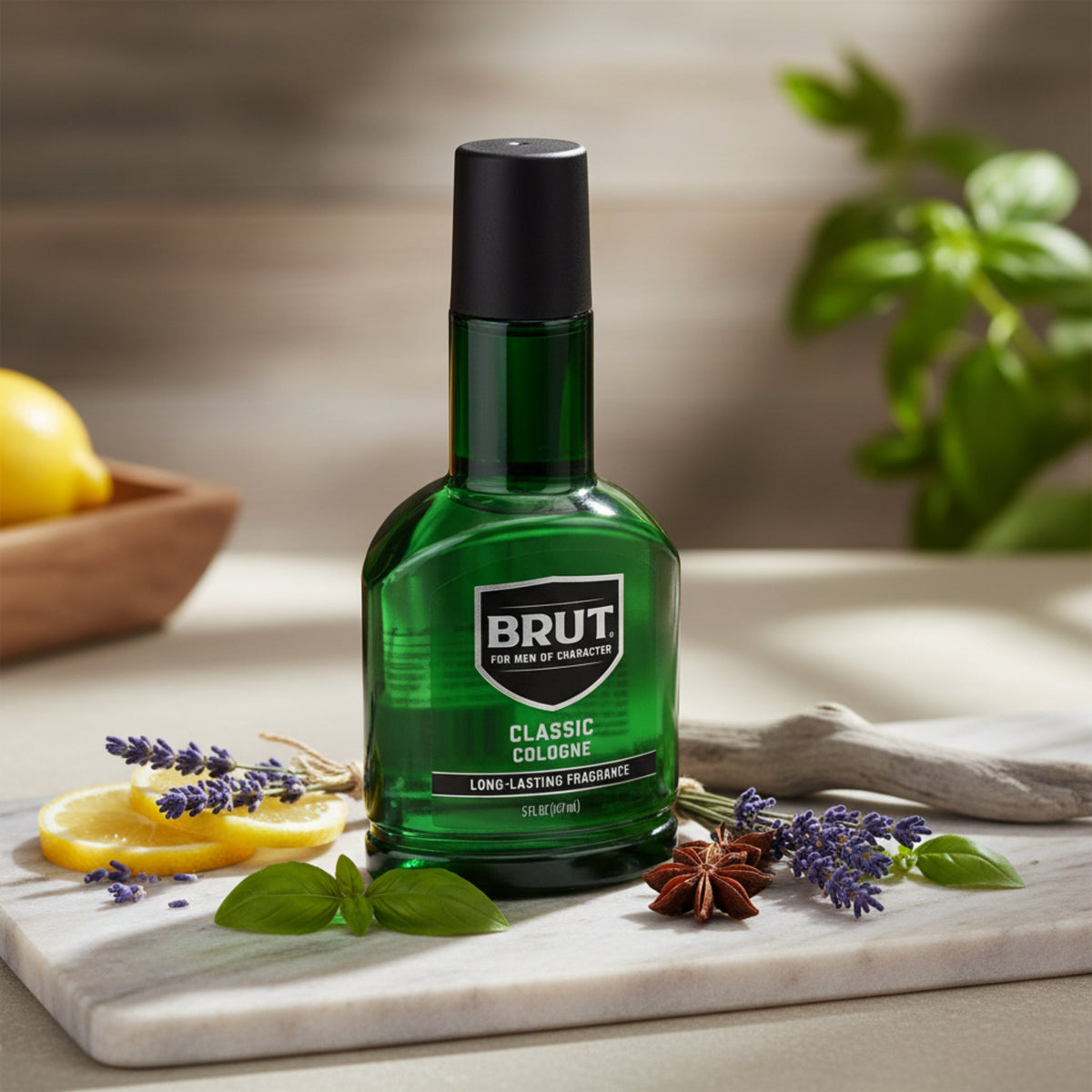 BRUT Brut Classic Scent Eau de Cologne for Men 5.0 fl oz by Fabergé