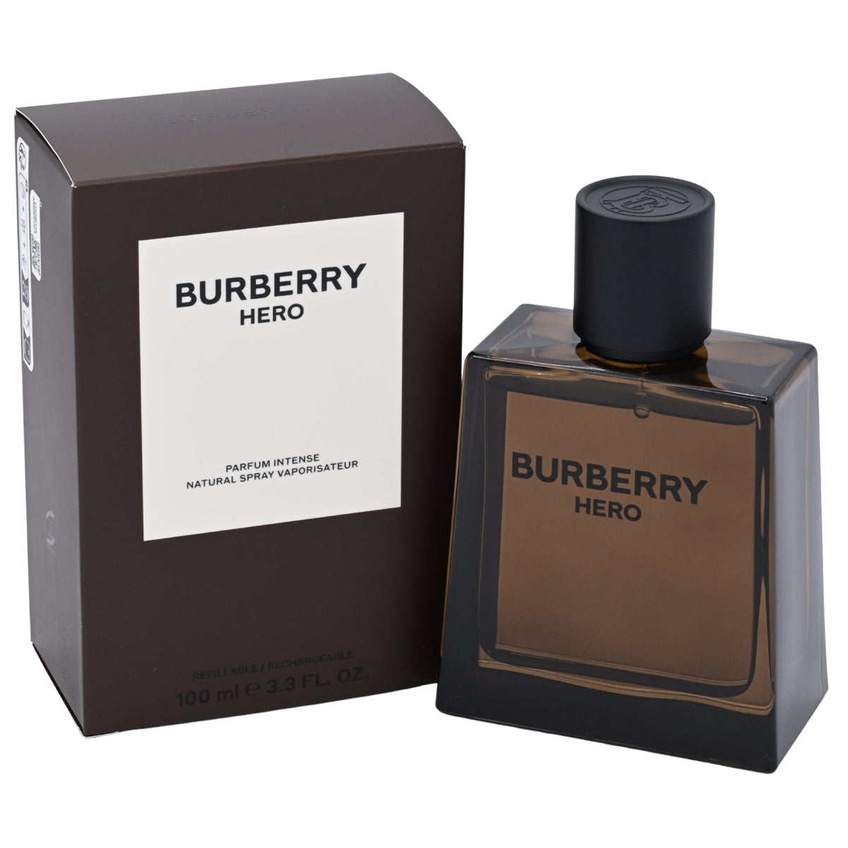 Burberry Hero Parfum Intense Spray for Men 3.3 oz (100 mL) Refillable - Burberry