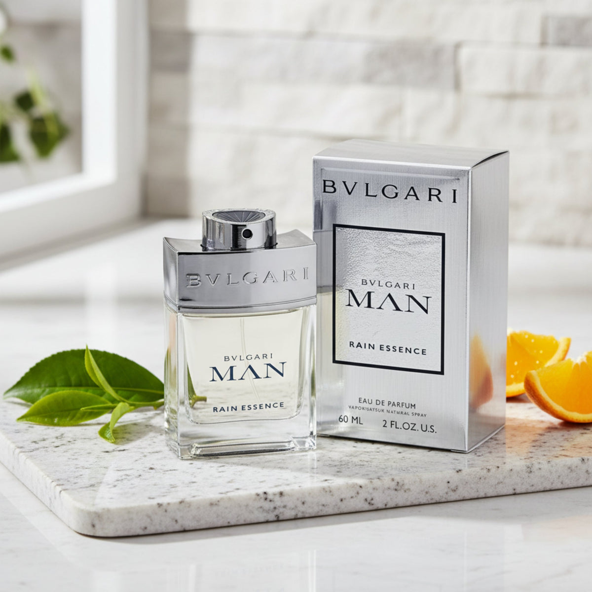 Bvlgari Man Rain Essence Eau de Parfum Spray for Men 2.0 oz (60 ml) by Bvlgari