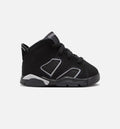 Air Jordan 6 Cap & Gown Infant Toddler Lifestyle Shoe - Black/Reflective Silver/Black Free Shipping