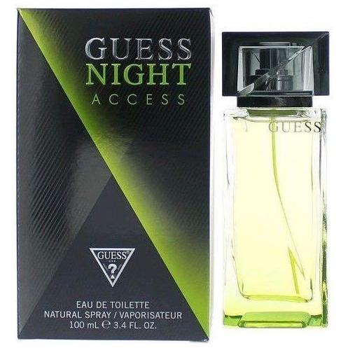 GUESS NIGHT ACCESS men 3.4 oz 3.3 edt cologne spray NEW IN BOX