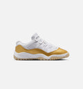 Air Jordan 11 Retro Low Mothers Day Preschool Lifestyle Shoe - White/Metallic Gold/Team Gold Free Shipping