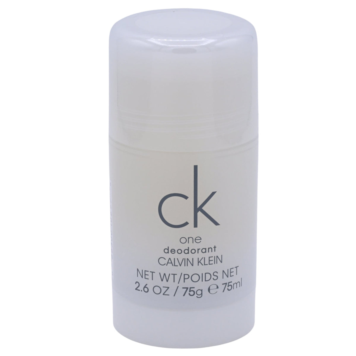 Calvin Klein CK One Deodorant Stick, Unisex, 2.6 oz
