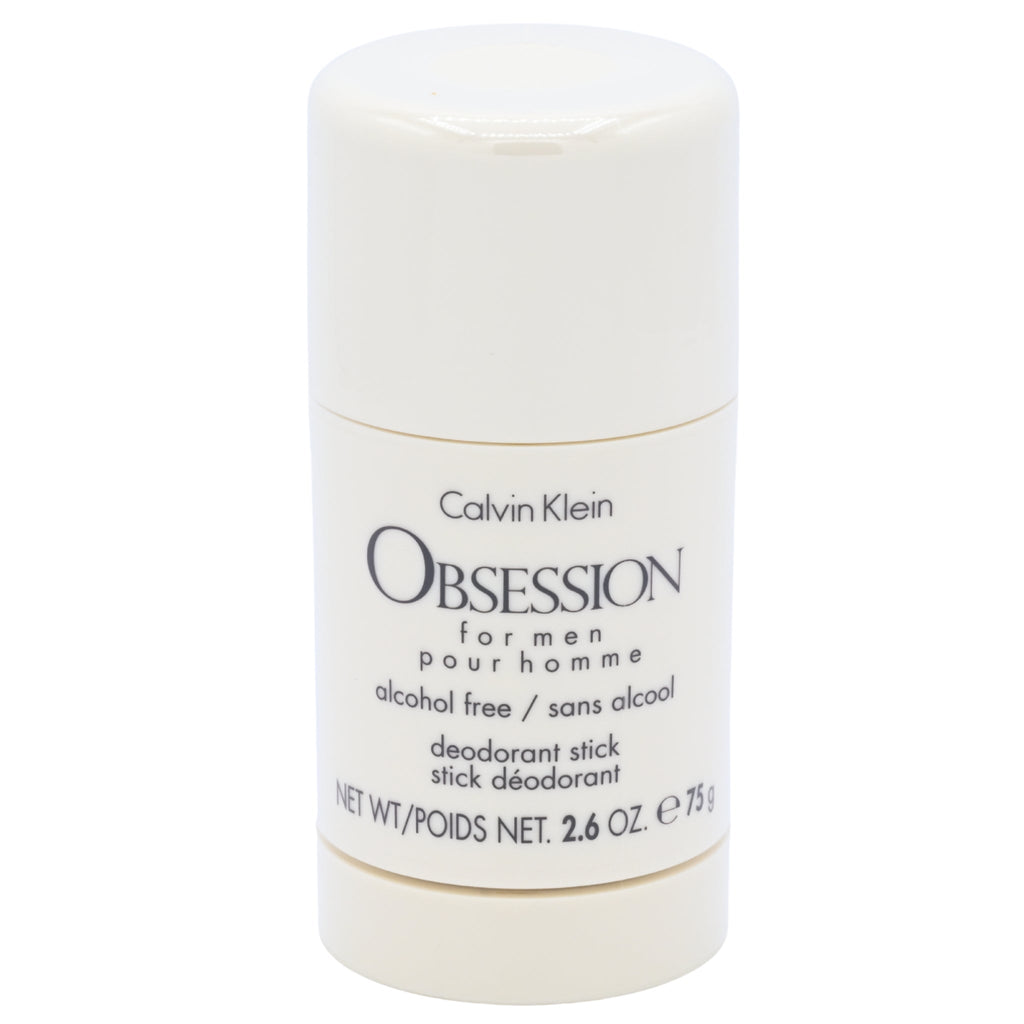 Calvin Klein Obsession Alcohol Free Deodorant Stick for Men 2.6 oz (75 g)