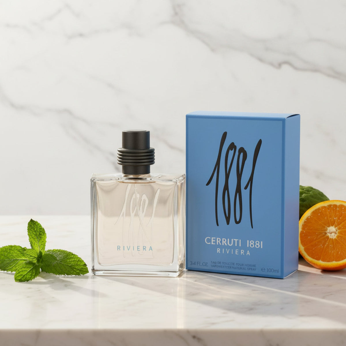 Cerruti 1881 Riviera Eau de Toilette Spray for Men 3.4 oz (100 ml) by Nino Cerruti