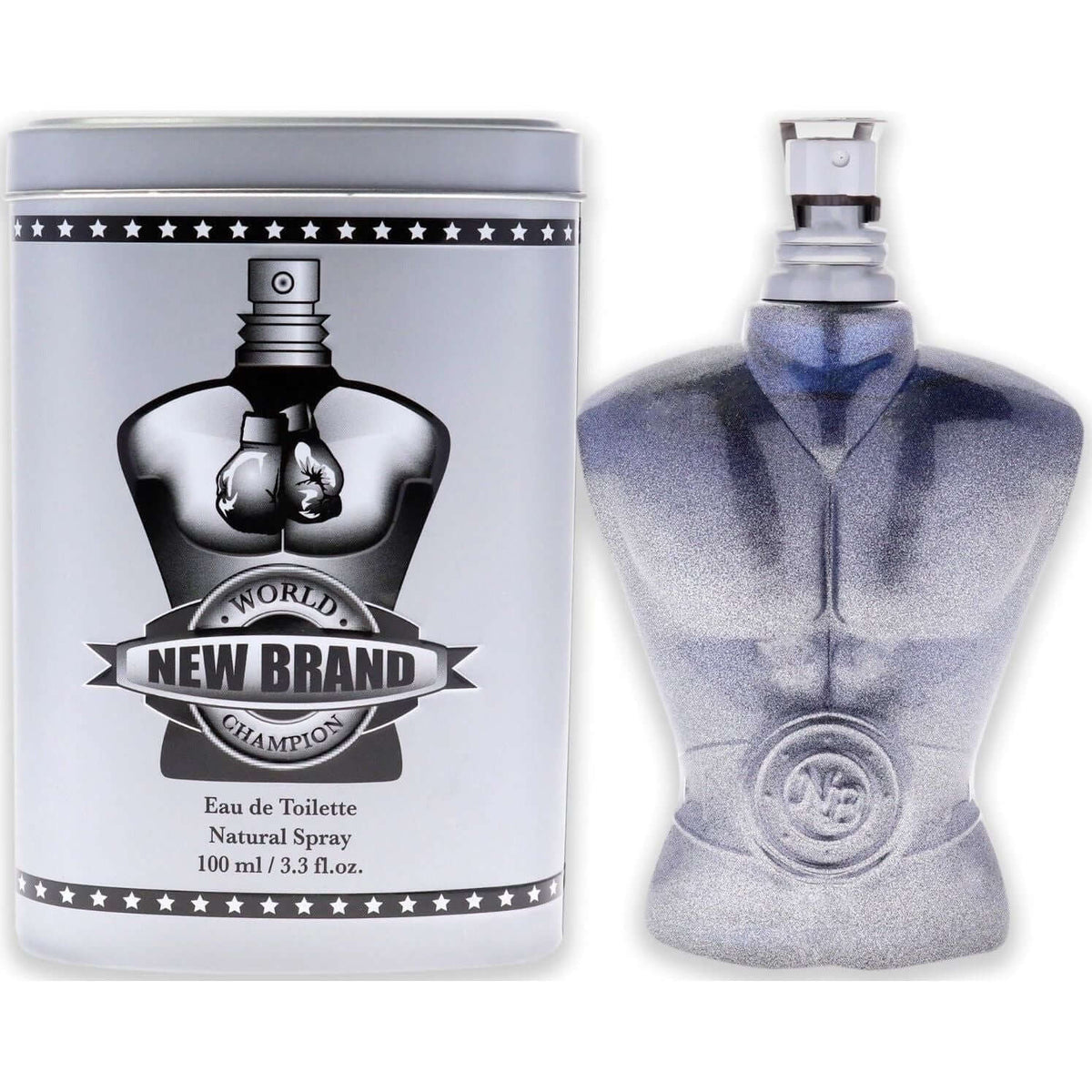 World Champion Grey by New Brand cologne for men EDT 3.3 / 3.4 oz New In Box