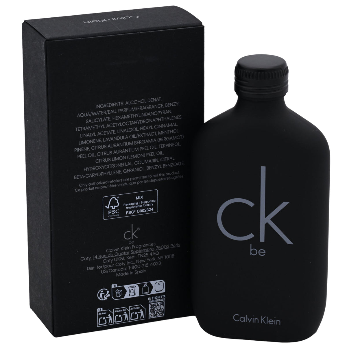 CK BE by Calvin Klein Perfume Cologne EDT 3.3 / 3.4 oz New in Box