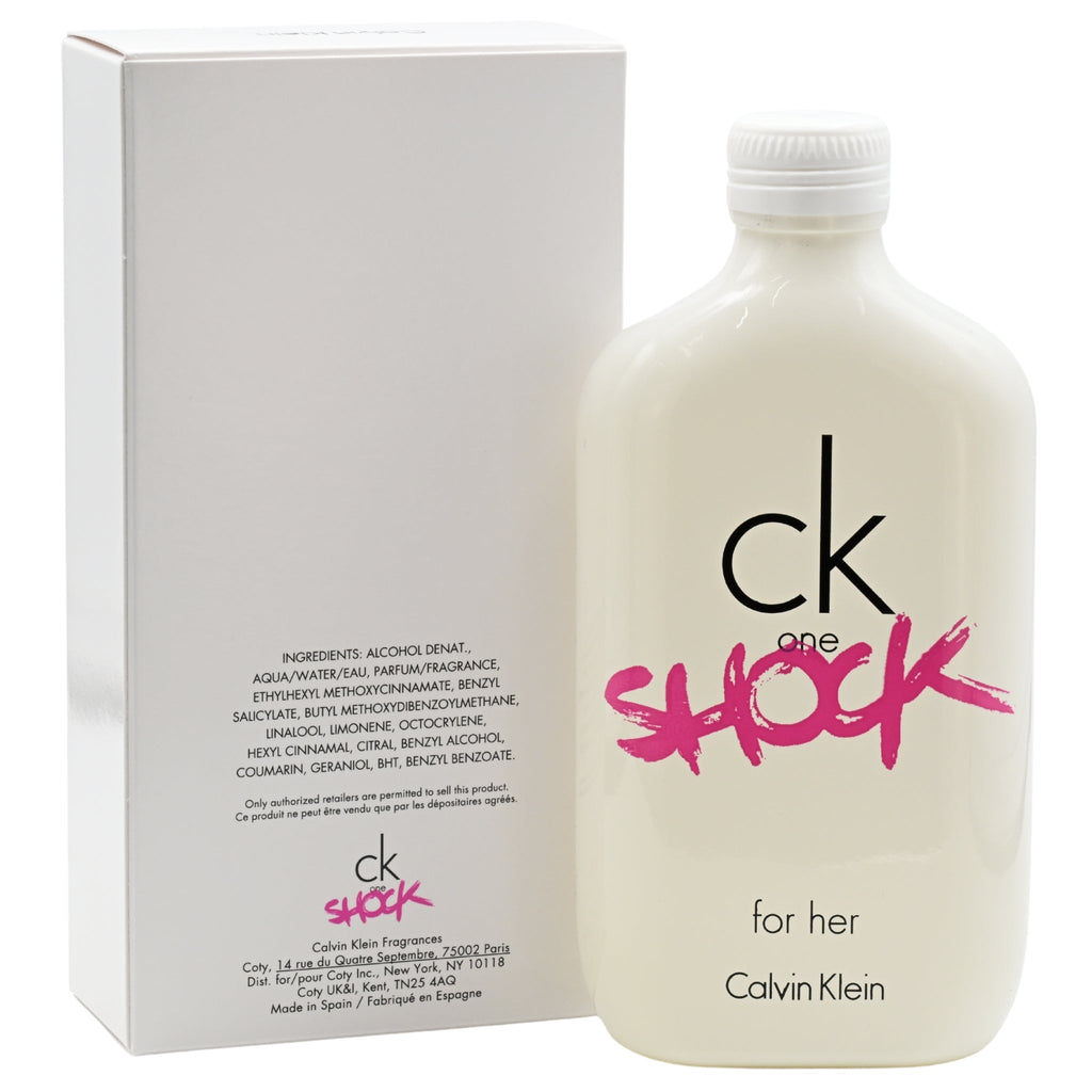 CK One Shock by Calvin Klein for Her EDT 6.7 oz 6.8 NEW in BOX