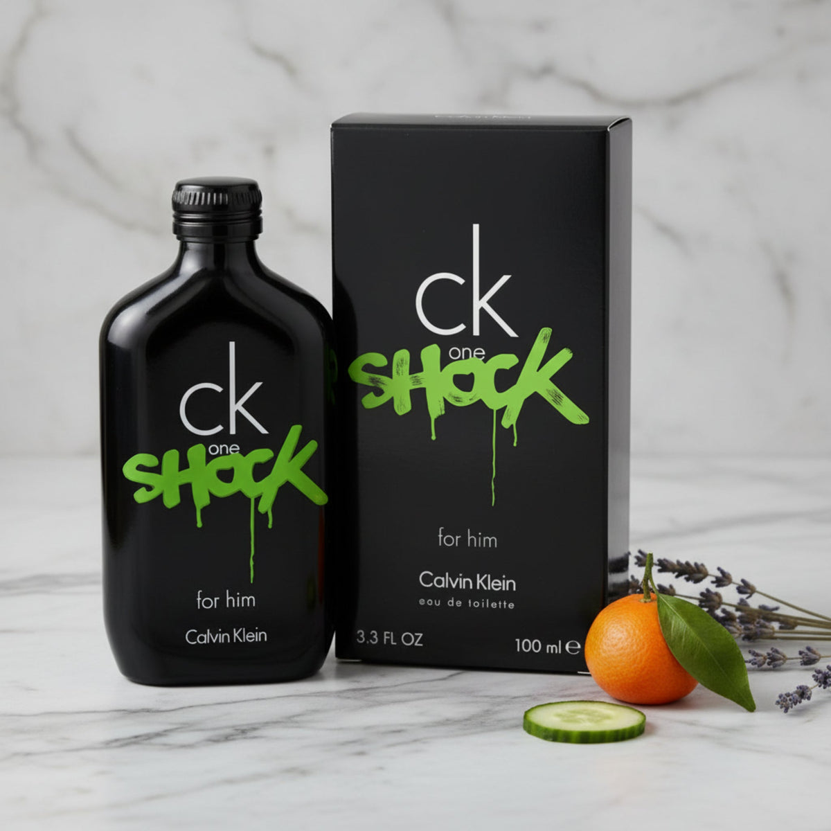 CK One Shock by Calvin Klein for Him 3.4 oz 3.3 Spray  EDT NEW in BOX