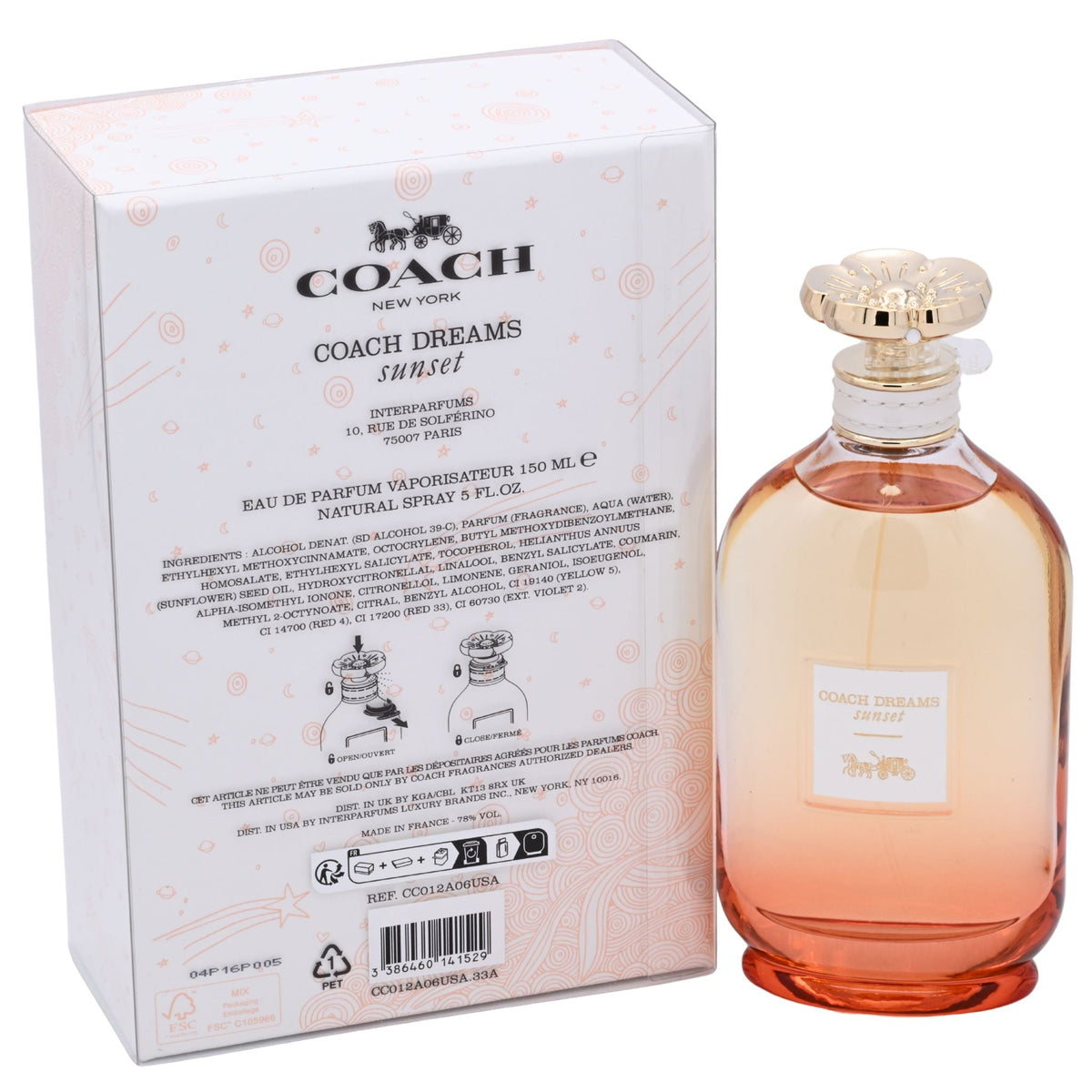 Coach Dreams Sunset Eau de Parfum Spray for Women 5.0 oz (150 ml)