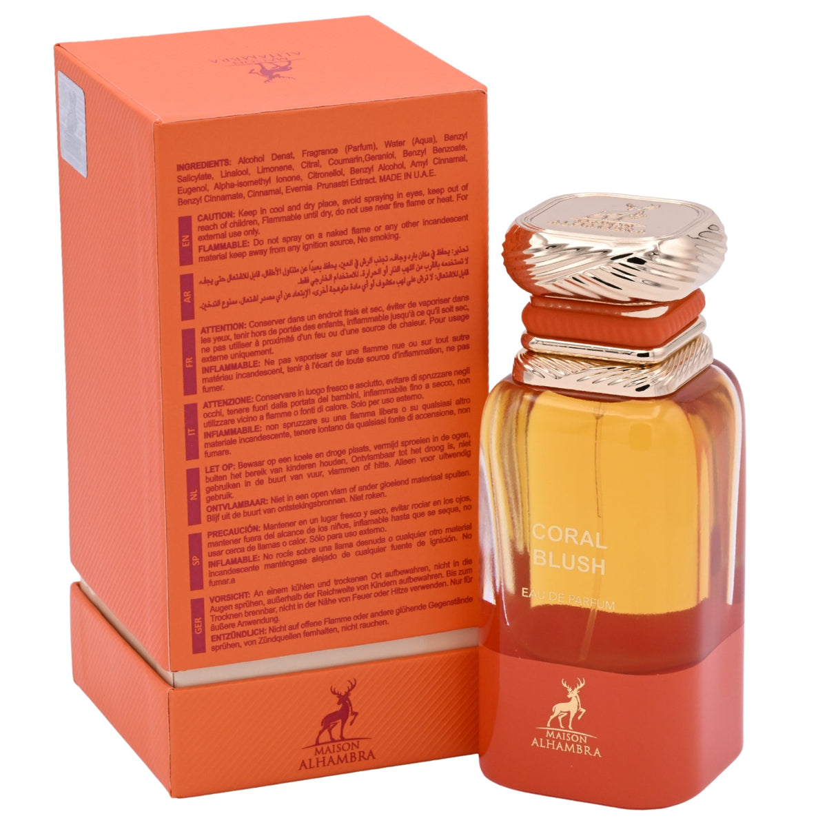 Coral Blush by Maison Alhambra perfume for unisex EDP 2.7 oz New in Box