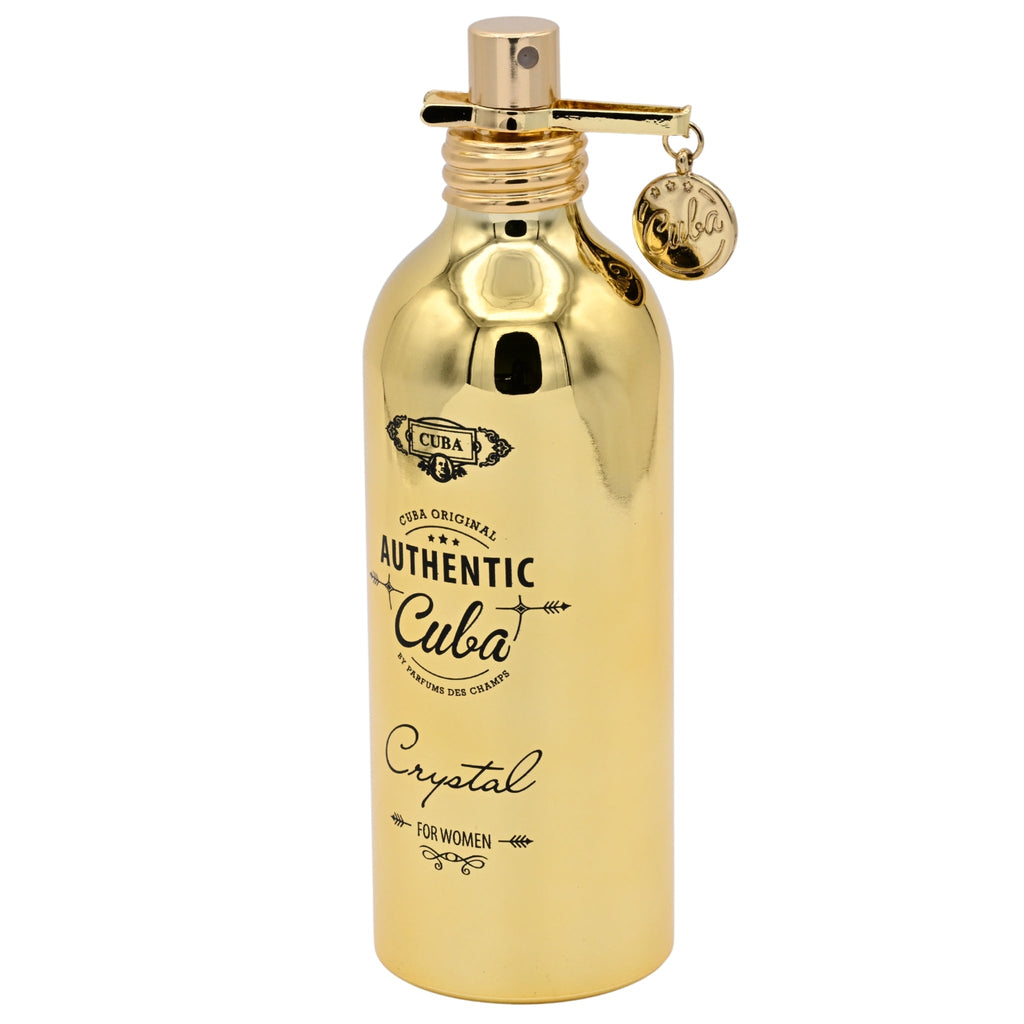 Cuba Authentic Crystal Eau de Parfum Spray for Women 3.3 oz (100 ml) by Cuba