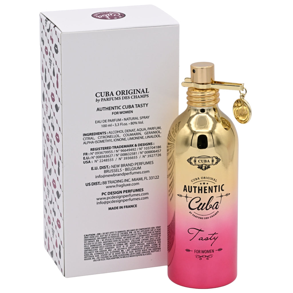 Cuba Authentic Tasty by Cuba perfume for women EDP 3.3 / 3.4 oz New in  Box