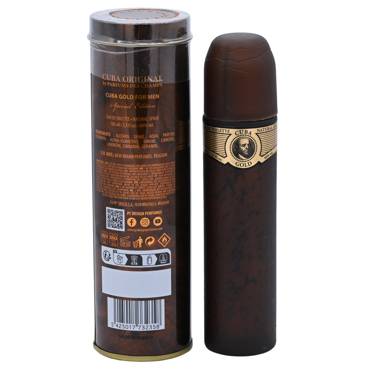 Cuba Gold Special Edition EDT Spray Men 3.33 oz 100ml