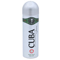 Cuba Green Deodorant Body Spray for Men 6.7 oz (200 ml) by Cuba