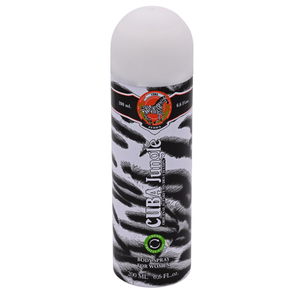 Cuba Jungle Zebra Fragrance Mist Body Spray for Women 6.7 oz by Cuba