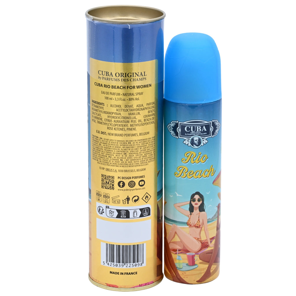 Cuba Rio Beach by Cuba Eau de Parfum Spray for Women 3.3 oz