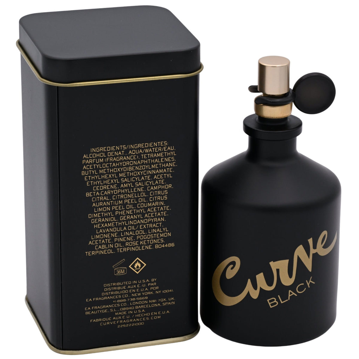 CURVE BLACK by Liz Claiborne cologne for men EDC 4.2 oz New in Can