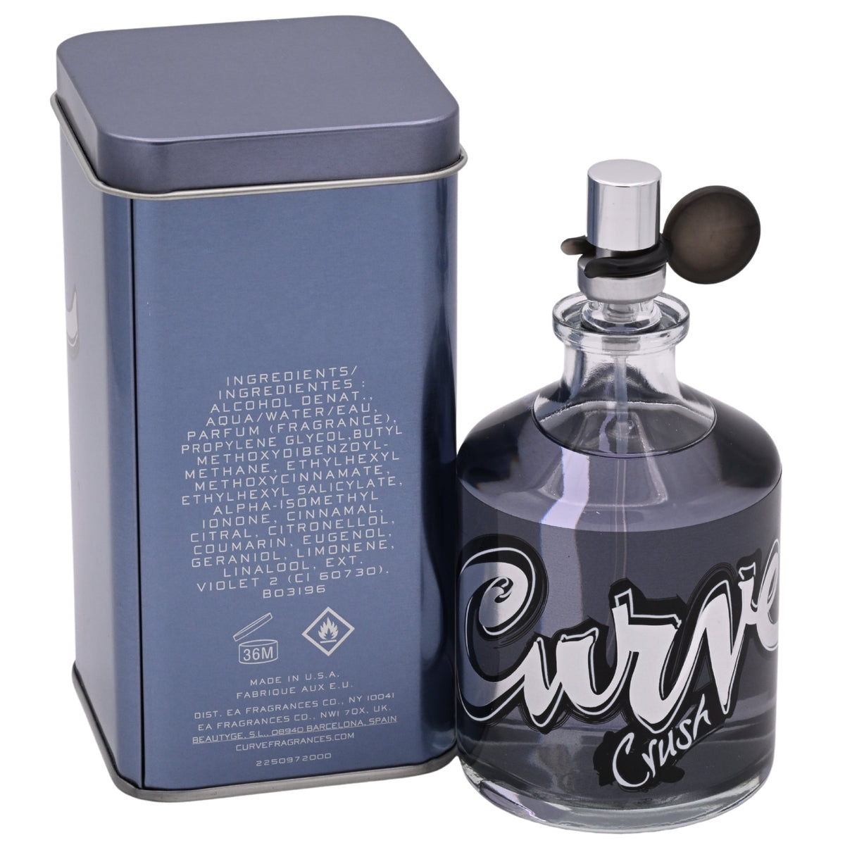 Curve Crush by Liz Claiborne 4.2 oz EDC For Men New in Box / Can