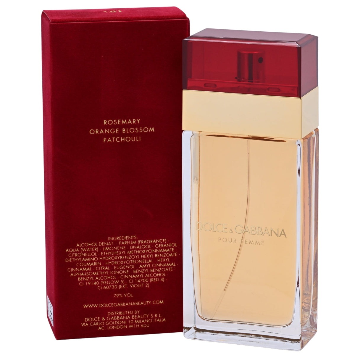 D & G Pour Femme Dolce & Gabbana 3.3 / 3.4 oz EDT Perfume for Women New In Box