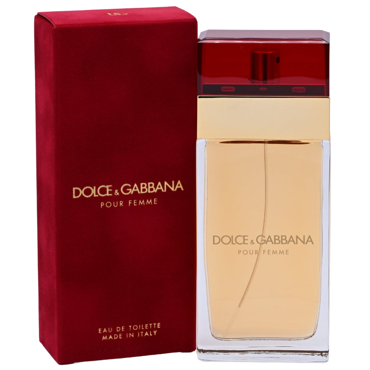 D & G Pour Femme Dolce & Gabbana 3.3 / 3.4 oz EDT Perfume for Women New In Box