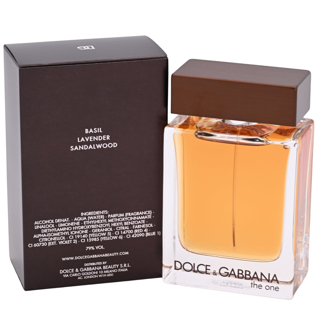 D & G THE ONE Dolce & Gabbana for Men 3.3 / 3.4 oz edt NEW IN BOX