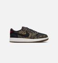 Air Jordan 1 Retro Low OG Laser Black And Varsity Red Grade School Lifestyle Shoe - Black/Varsity Red/Summit White Free Shipping