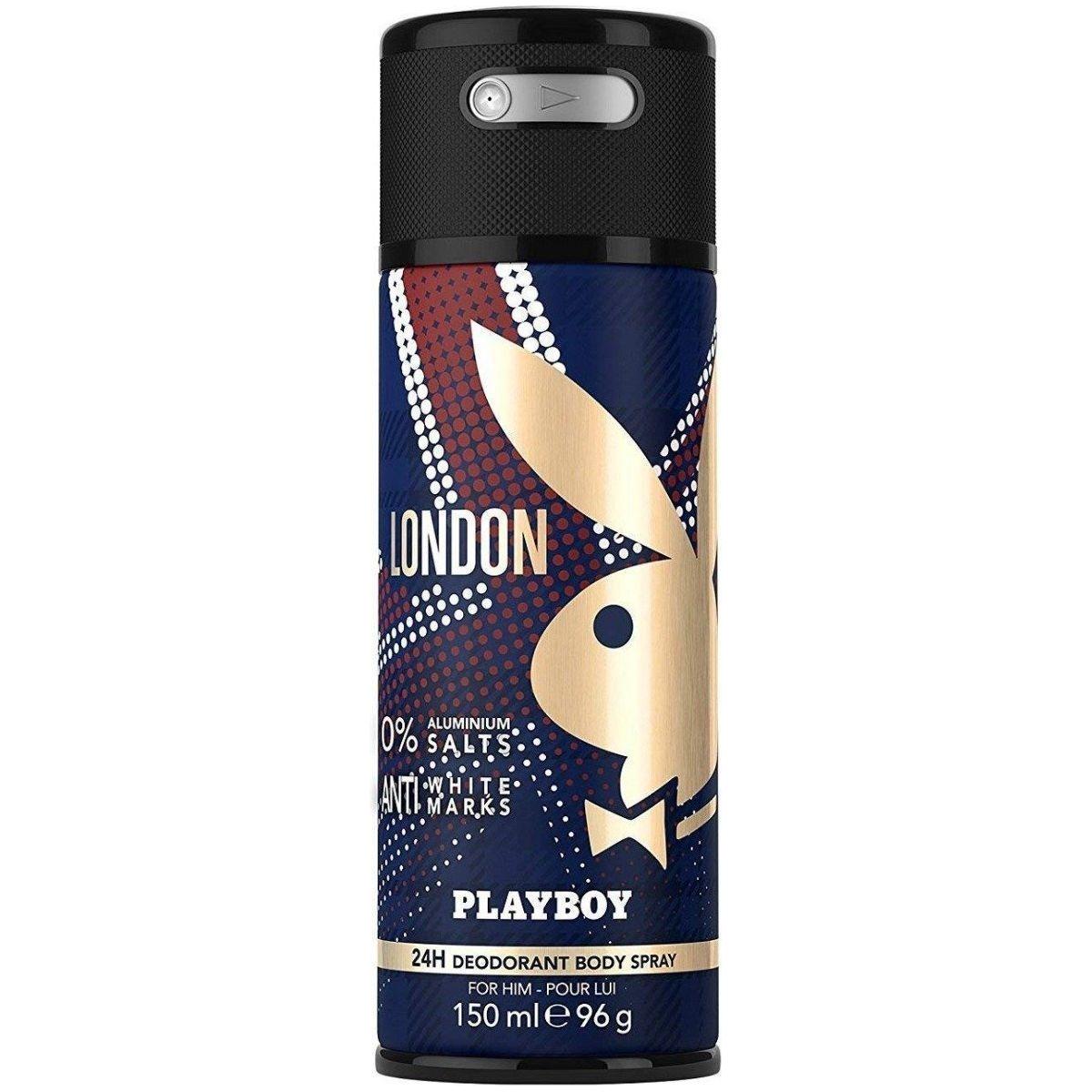 Playboy London (anti white marks) by Playboy Deodorant Body Spray men 5.0 / 5 oz